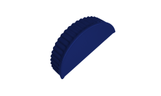 Заглушка торцевая Grand Line 0,45 PE RAL 5002 ультрамариново-синий