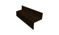 Отлив межэтажный 45 0,45 Print Premium Antique Wood TwinColor (3м)