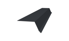 Планка капельник 100х55 0,45 Drap-double TX RAL 7024 мокрый асфальт (2м)