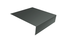 Планка лобовая/околооконная простая 190х50 Grand Line 0,45 PE с пленкой RAL 7005 мышино-серый (2м)