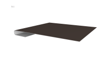 Планка завершающая 0,5 PurPro Matt 275 RR 32 темно-коричневый (2м)