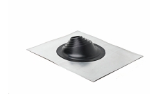 Проходной элемент MF угловой №1 (75-200мм) +185 EPDM (металлический неокрашенный фланец) черный