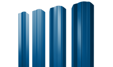 Штакетник М-образный A фигурный 0,4 PE RAL 5005 сигнальный синий