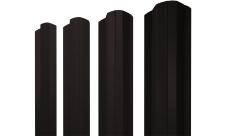 Штакетник М-образный B фигурный 0,5 Satin Matt TX RAL 9005 черный