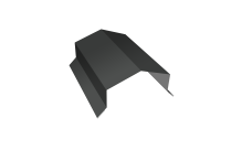 Парапетная крышка угольная 100мм Grand Line 0,45 Drap ST RAL 7016 антрацитово-серый (2м)