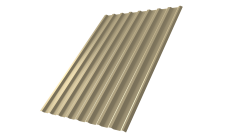 Профнастил С20R Grand Line 0,45 PE lite RAL 1014 слоновая кость