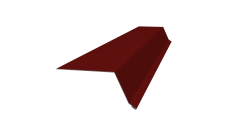 Планка капельник 100х55 Grand Line 0,45 PE с пленкой RAL 3011 коричнево-красный (2м)