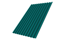 Профнастил С21R 0,45 PE RAL 5021 водная синь