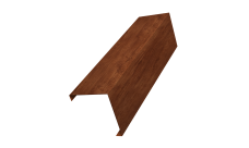 Декоративная накладка на столб универсальная угловая 80х80 для забора жалюзи 0,45 Print Elite Rowan TwinColor (1,8м)