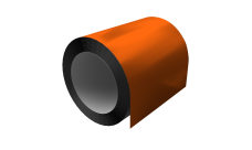 Отмотка 0,45 PE с пленкой RAL 2004 оранжевый