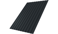 Профнастил С8A v01 Grand Line 0,5 Rooftop Бархат RAL 7016 антрацитово-серый