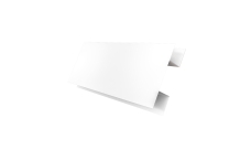 Планка H-образная Экобрус Grand Line 0,4 PE с пленкой RAL 9003 сигнальный белый (2м)