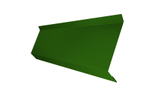 Планка примыкания в штробу 60 0,45 PE с пленкой RAL 6002 лиственно-зеленый (2м)