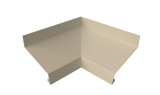 Угол отлива внутренний 50 Grand Line 0,45 PE с пленкой RAL 1015 светлая слоновая кость