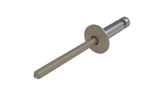 Заклёпка вытяжная Daxmer 4,8х21х14 (200шт) нерж/нерж RAL 1035