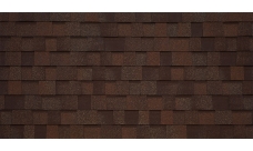 Черепица гибкая Tegola Piemonte castagna matura 122 (темно-коричневый)