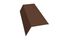 Планка карнизная 120х80 0,5 Rooftop Бархат RAL 8017 шоколад (2м)