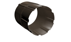 Соединитель трубы GL PU 90 мм RR 32 темно-коричневый