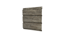 Софит металлический Grand Line без перфорации 0,45 Print Elite с пленкой Nordic Wood TwinColor