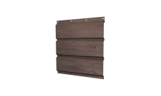 Софит металлический Grand Line без перфорации 0,45 Print Elite с пленкой White Wood TwinColor