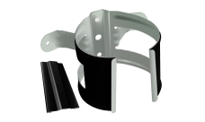 Кронштейн трубы на дерево Grand Line PE 90 мм RAL 9005 черный