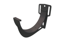 Кронштейн желоба slider Классика 120 ПВХ Grand Line графит (RAL 7024)