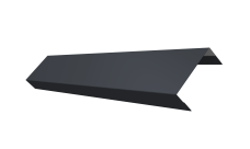 Ламель лицевая 50 забора жалюзи Texas 0,5 Satin RAL 7024 мокрый асфальт