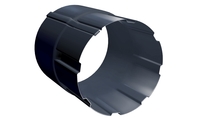 Соединитель трубы Grand Line PU 90 мм RAL 7024 мокрый асфальт