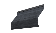 Ламель забора жалюзи Milan new 0,45 Print Premium с пленкой Grey Wood TwinColor