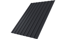 Профнастил С10A Grand Line 0,45 Drap-double TX RAL 7024 мокрый асфальт