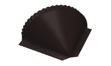 Заглушка конусная Grand Line 0,45 Drap TR RAL 9005 черный