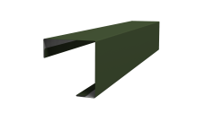 Угол внешний простой фальц 0,5 Satin Matt TX RAL 6020 хромовая зелень (3м)