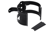 Кронштейн трубы на дерево GL PU Matt 90 мм RAL 9005 черный