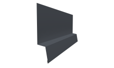 Планка начальная фальц 0,45 Drap TR lite RAL 7024 мокрый асфальт (2м)