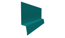 Планка начальная фальц Grand Line 0,45 PE с пленкой RAL 5021 водная синь (2м)