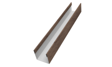 Стойка жалюзи Milan Slim 0,45 Print Premium Almond Wood Fresh (1,8м)