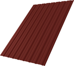Профнастил С10R Grand Line 0,5 Сатин RAL 3009 оксидно-красный