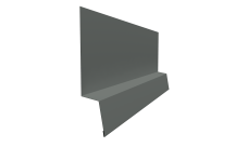 Планка начальная фальц 0,45 PE с пленкой RAL 7005 мышино-серый (2м)