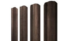 Штакетник М-образный A фигурный Grand Line 0,45 Print Premium Almond Wood Fresh