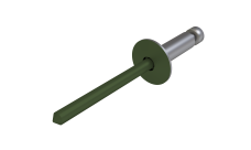 Заклёпка вытяжная Daxmer 3,2х10 (1000шт) сталь/сталь RAL 6020