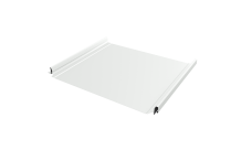 Кликфальц Pro Grand Line 0,45 PE с пленкой на замках RAL 9003 сигнальный белый