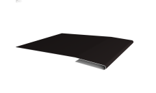 Планка начальная Grand Line 0,45 PE с пленкой RAL 9005 черный (2м)