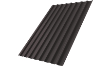 Профнастил С20B Grand Line 0,45 ПЭ RR 32 темно-коричневый