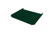 Кликфальц Pro Gofr Grand Line 0,5 Satin с пленкой на замках RAL 6005 зеленый мох