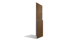 Планка приемная оконная Grand Line 0,45 Принт Премиум Сосна Фреш (3м)