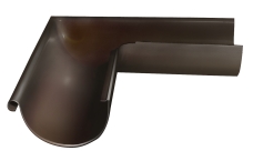 Угол желоба внешний GL PU 90 гр 125 мм RR 32 темно-коричневый