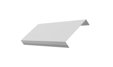 Ламель обратная 125 забора жалюзи Texas Grand Line 0,5 Satin RAL 9003 сигнальный белый