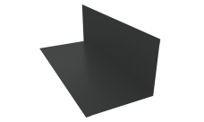 Планка примыкания 130х160 Grand Line 0,5 Rooftop Бархат RAL 7016 антрацитово-серый (2м)