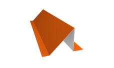 Планка снегозадержания Grand Line 0,45 PE с пленкой RAL 2004 оранжевый (2м)