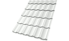 Профиль волновой "Квинта Юг" 0,45 Drap TX RAL 9003 сигнальный белый